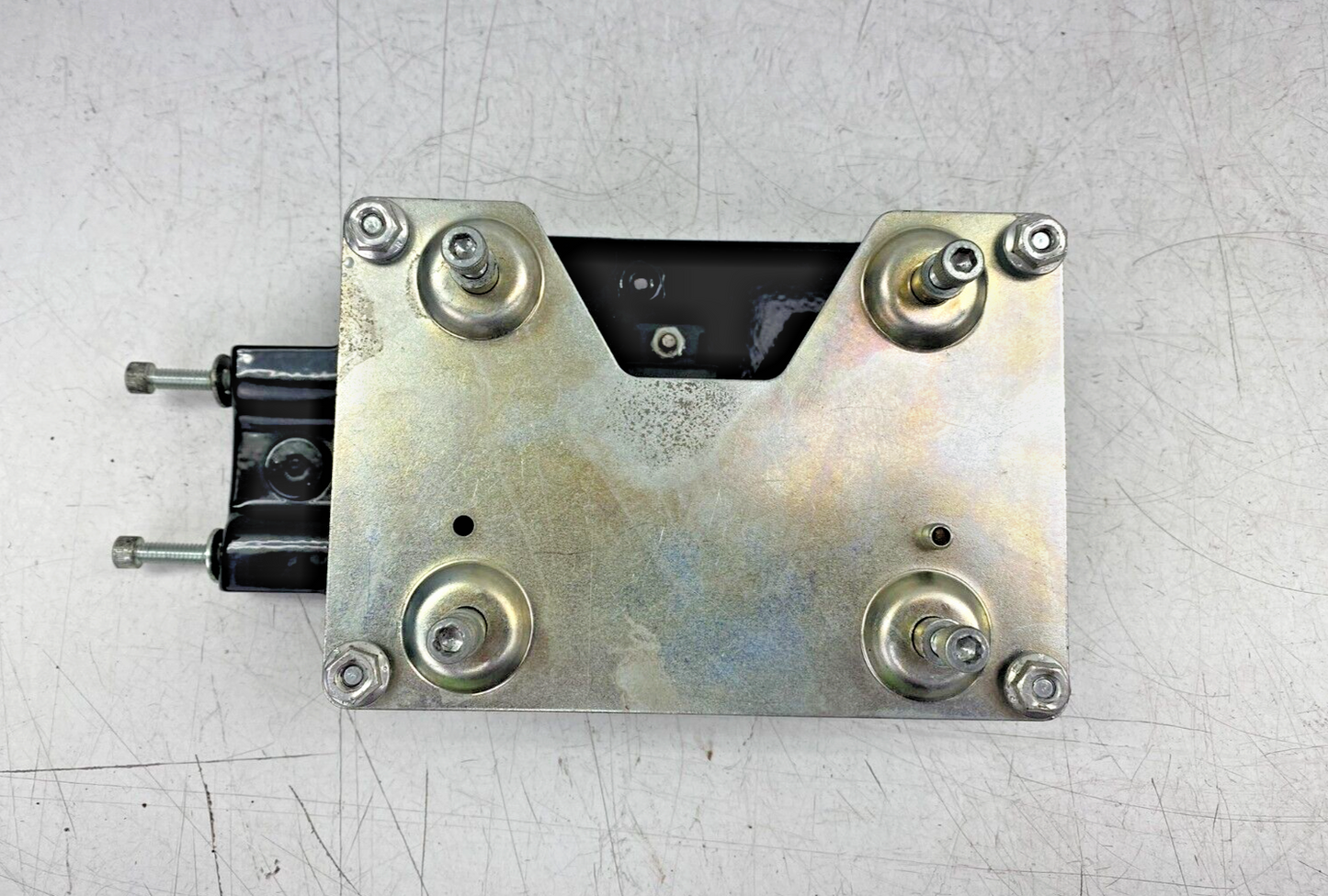 1998 HARLEY DAVIDSON DYNA ECM ECU TSM Chrome Left Side Cover Mounting Bracket