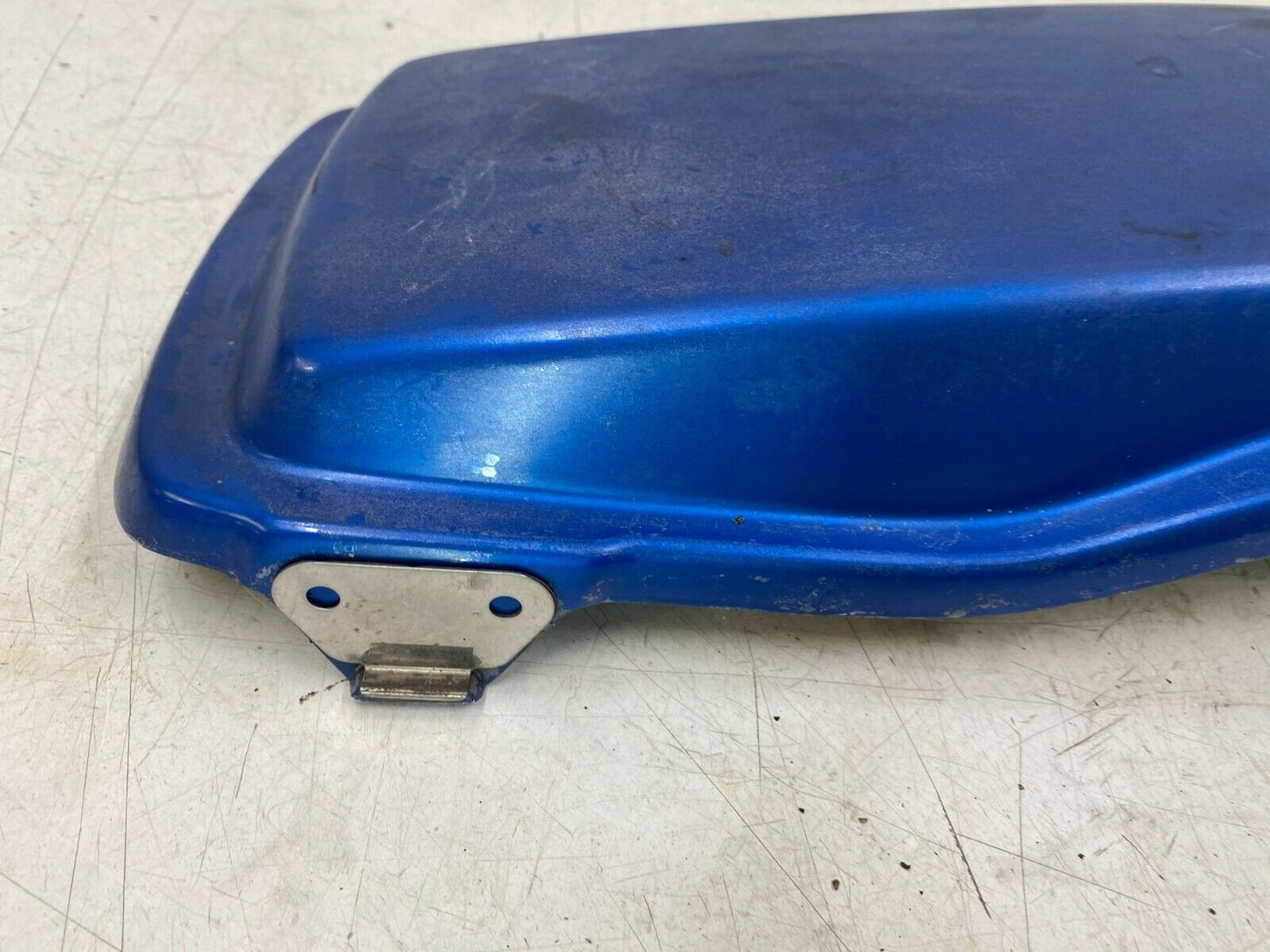 2002 HARLEY DAVIDSON FLH Road Glide CVO Left Saddle Bag Lid OEM HD Blue