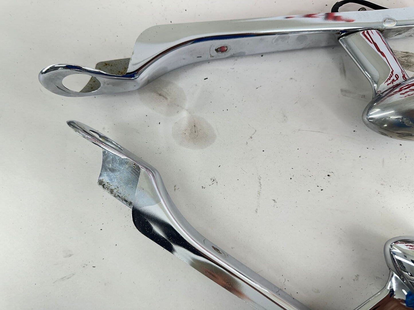 2003 Harley Davidson Sportster Rear Fender Frame Strut Arm Bar Covers+Turnsignal