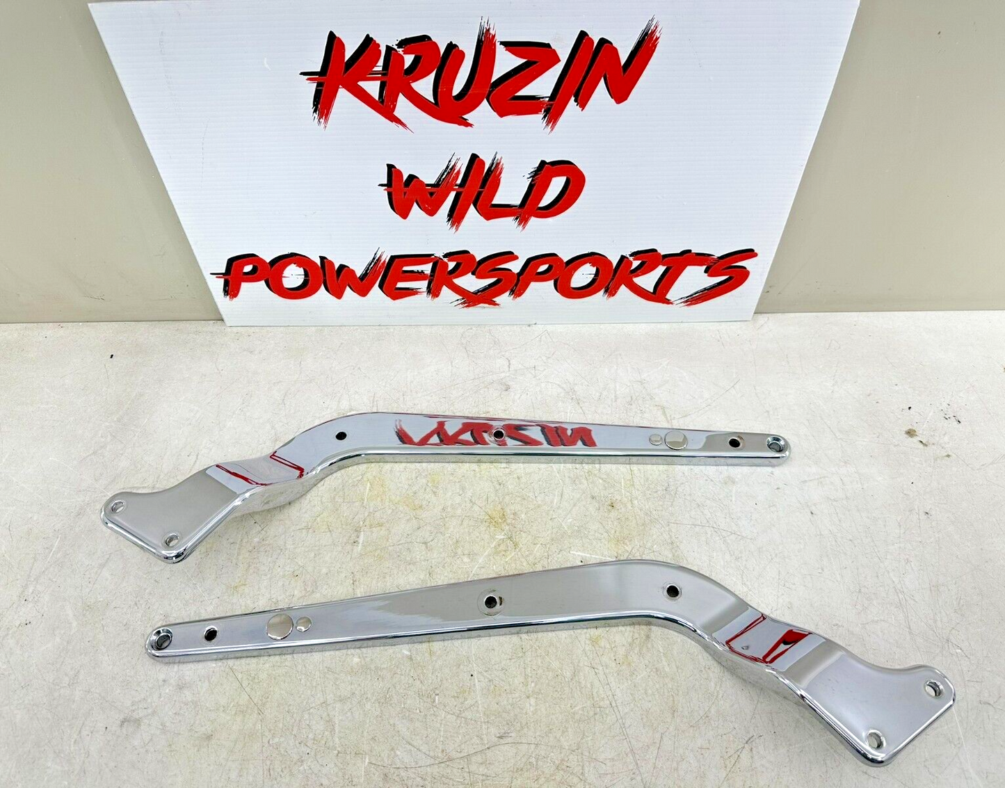 1999 HARLEY SOFTAIL Chrome Rear Fender Frame Strut Arm Bars