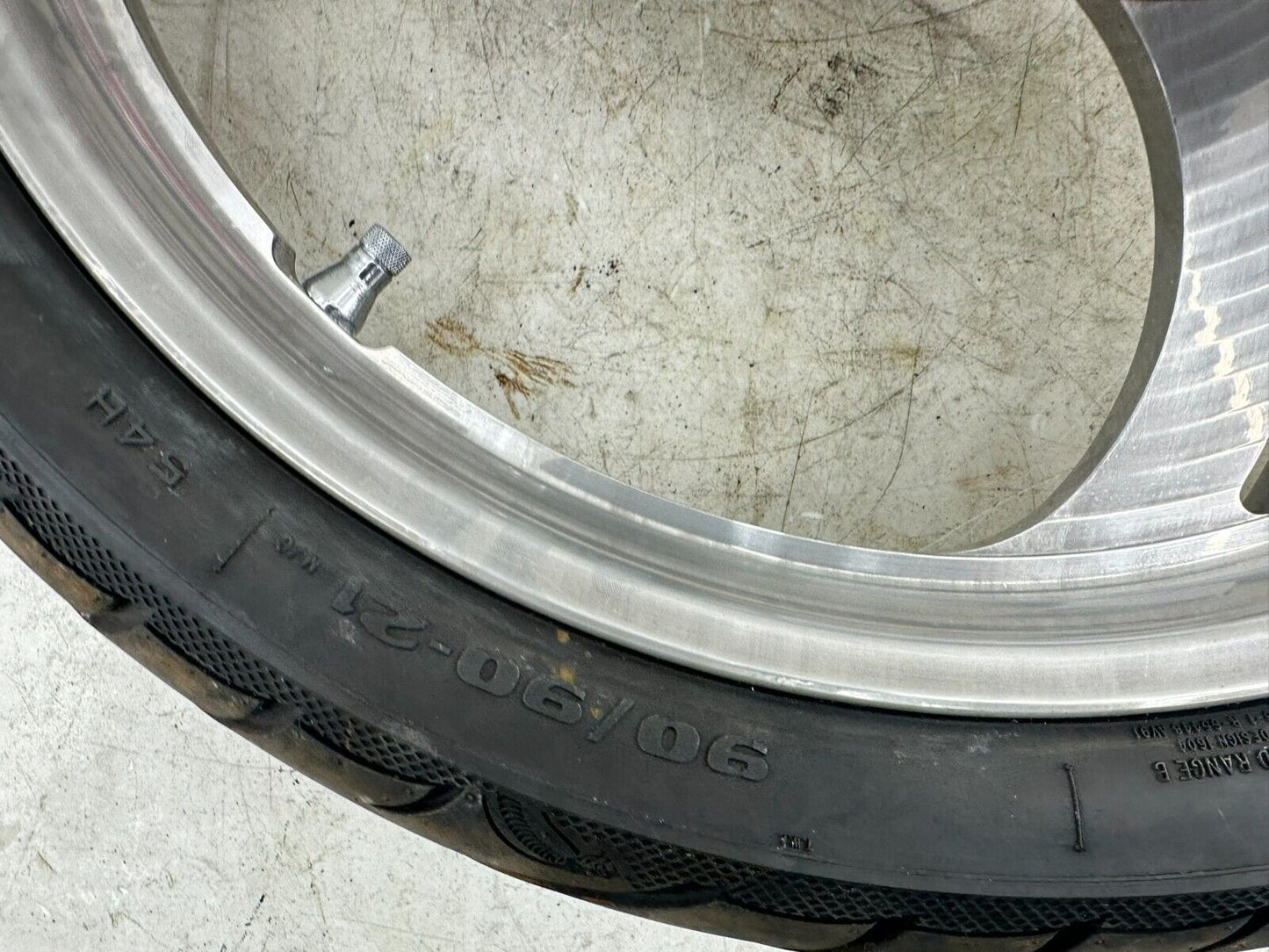 1999 HARLEY SOFTAIL 21" Front Wheel Rim Tire Mag 3 Spoke