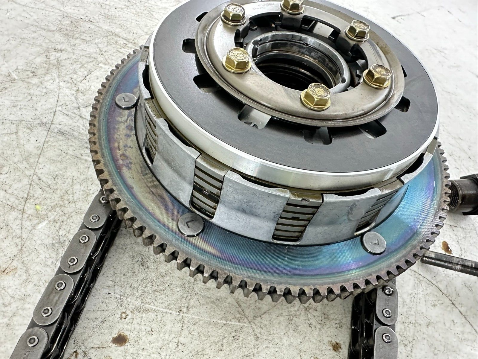 1999 HARLEY FLH ELECTRA GLIDE Primary Clutch Chain Gears OEM HD