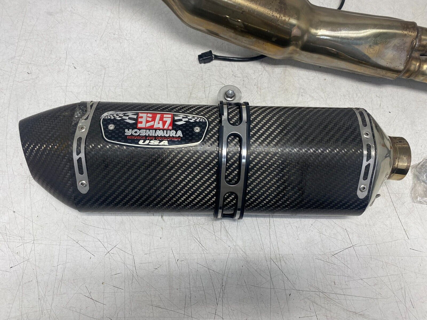 2007 SUZUKI BANDIT 1250S YOSHIMURA Exhaust Carbon Fiber Slip On Stainless Header