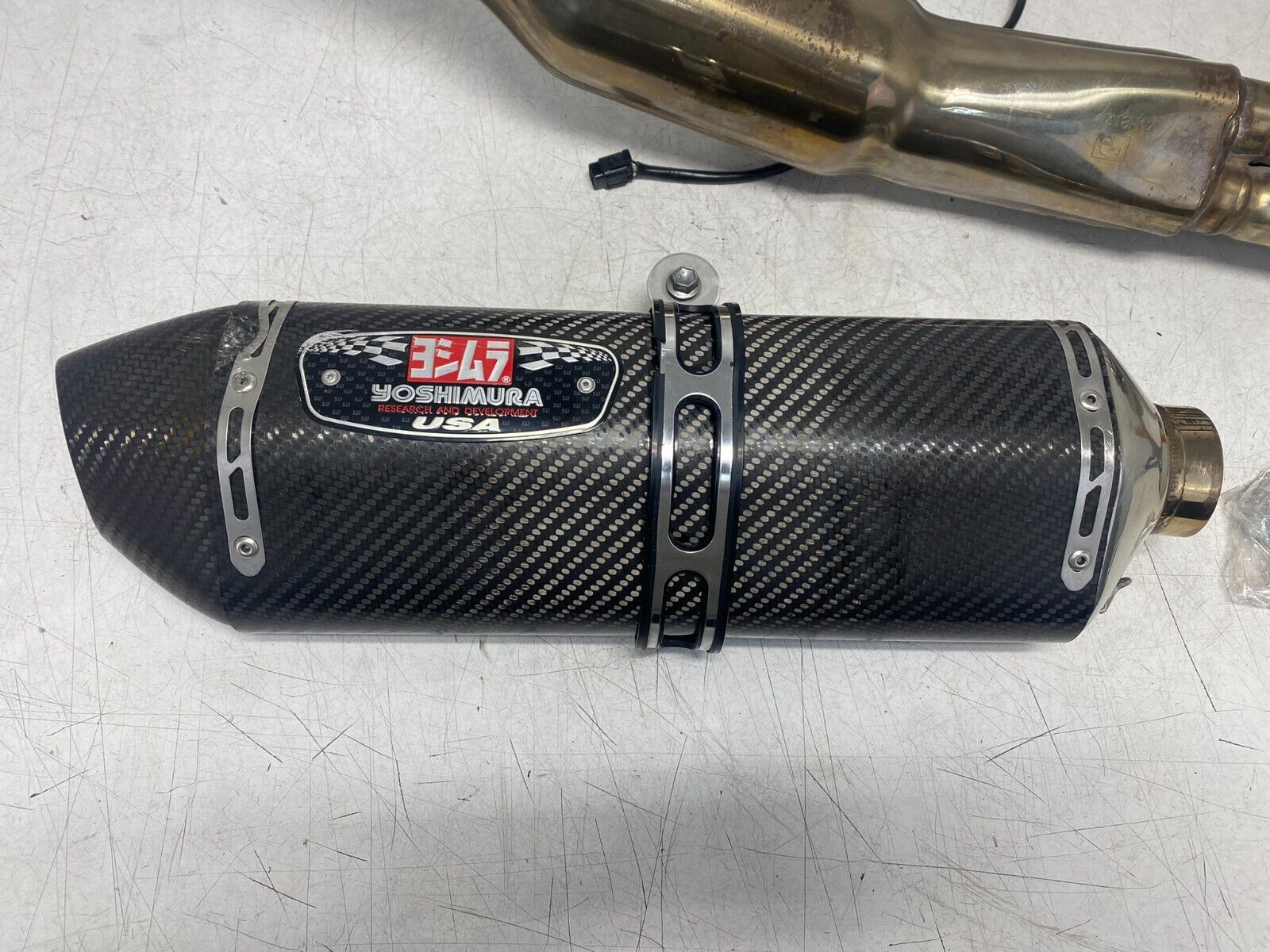 2007 SUZUKI BANDIT 1250S YOSHIMURA Exhaust Carbon Fiber Slip On Stainless Header