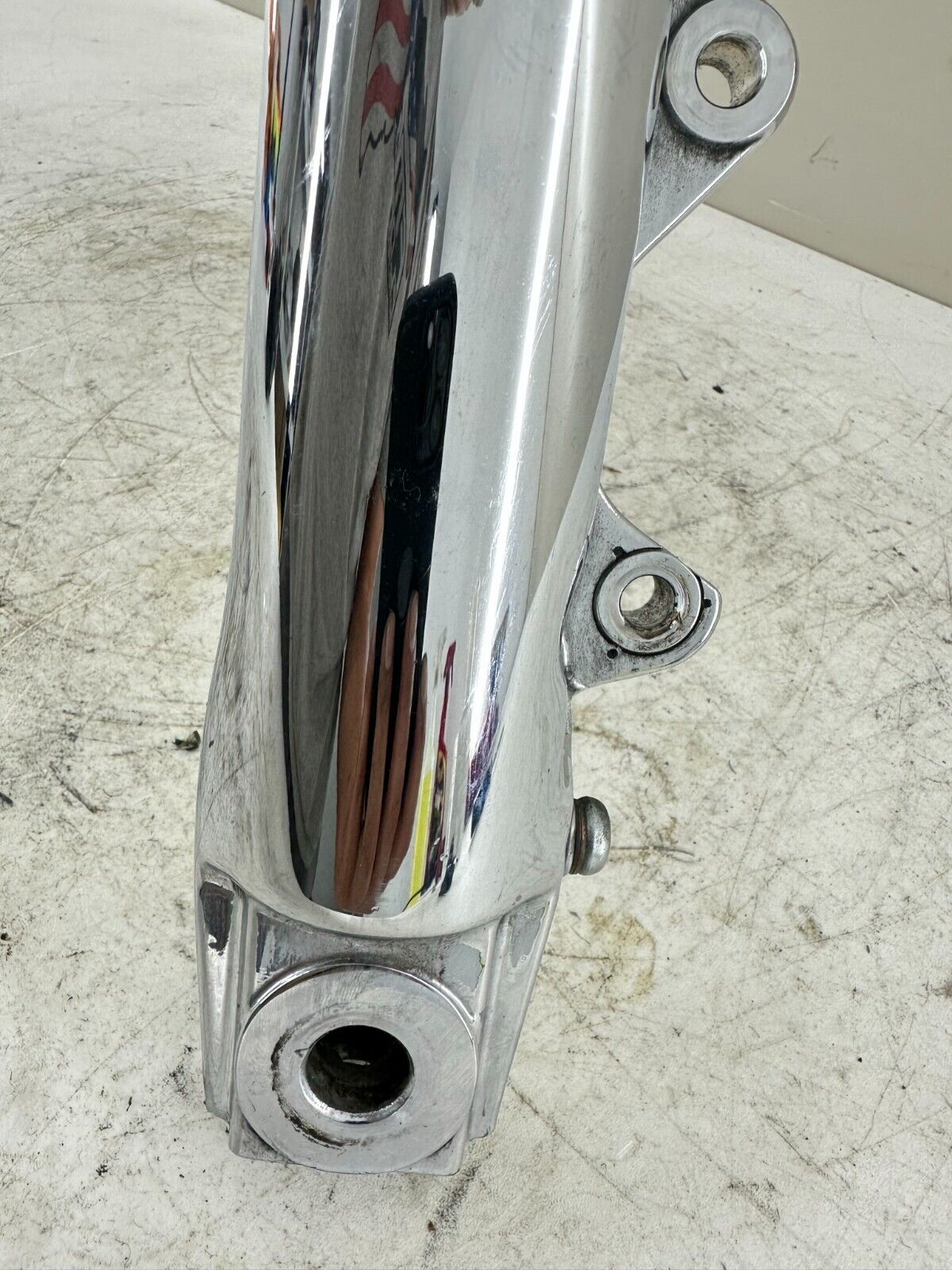1999 HARLEY DAVIDSON SOFTAIL Front Fork Tube Left Side Chrome Lower 86-05