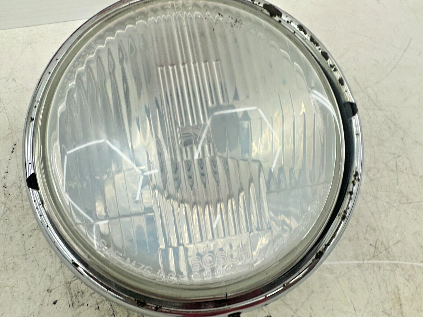 1999 HARLEY FLH ELECTRA GLIDE OEM HD Headlight + Bucket Mounting Bracket