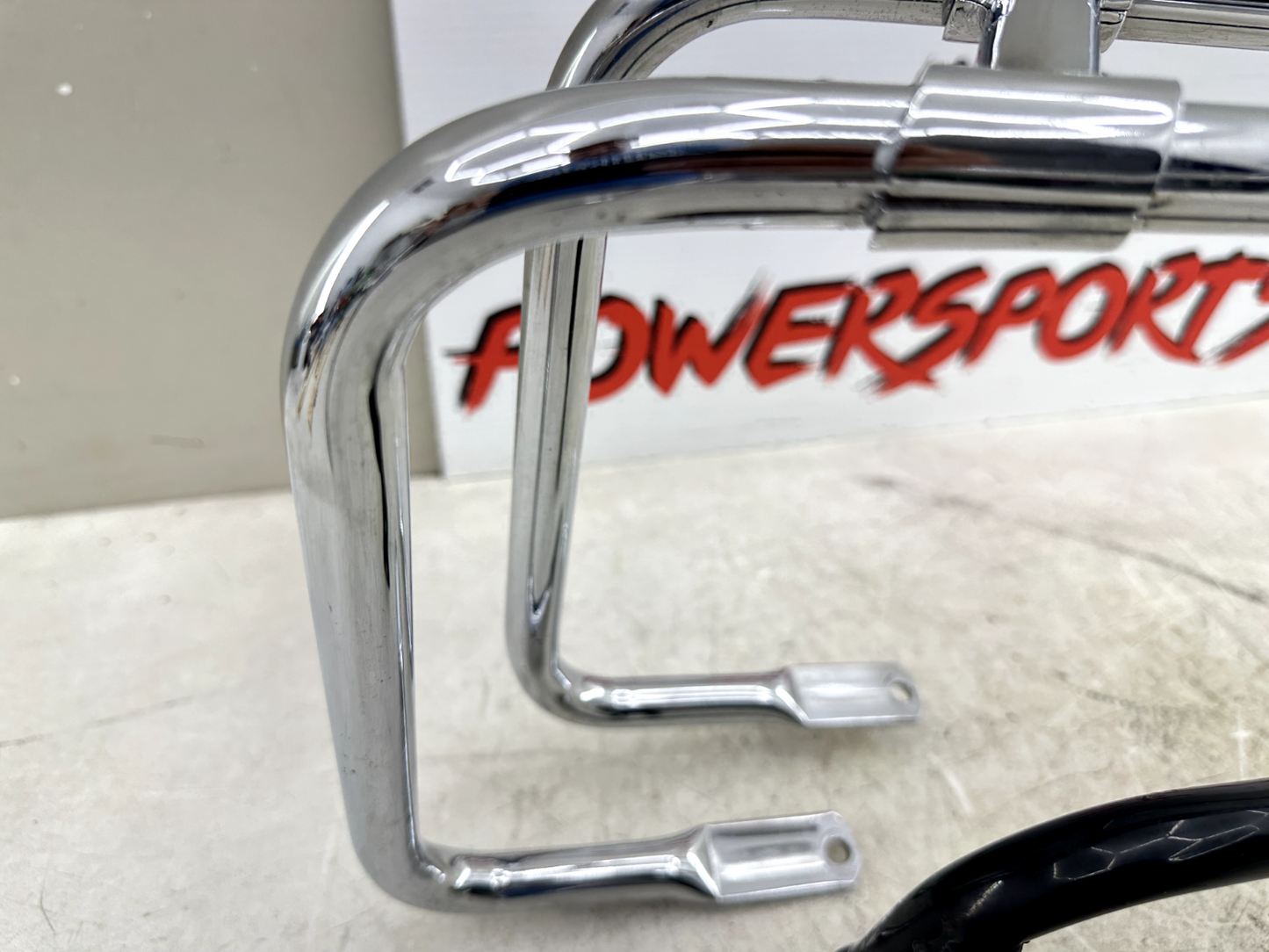2003 HARLEY ELECTRA GLIDE classic Chrome Saddlebag Bumper Guard Muffler Brackets