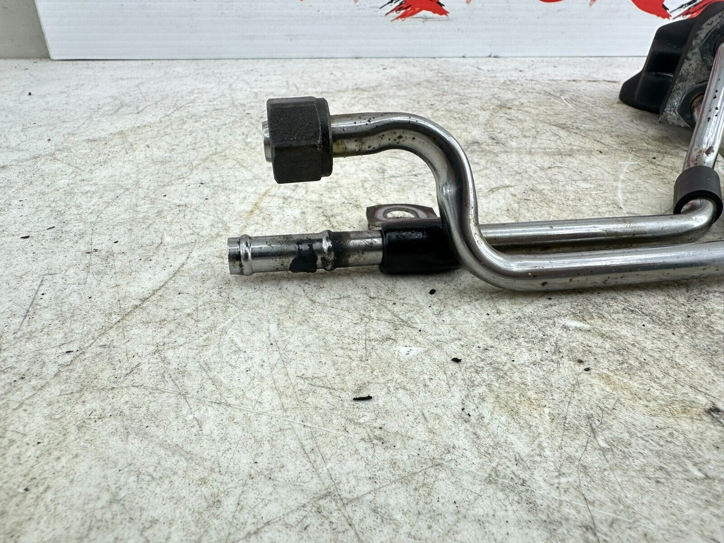 1997 HARLEY DYNA OEM HD Oil Filter Housing Mount + Hoses