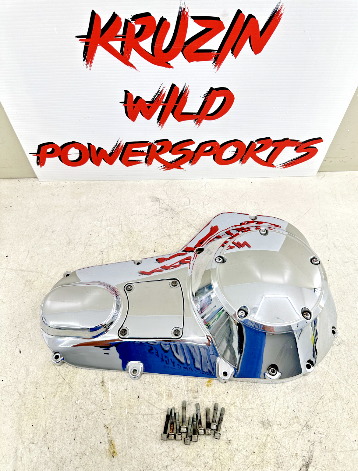 2003 HARLEY ELECTRA GLIDE classic Chrome Outer Primary Clutch Cover Case