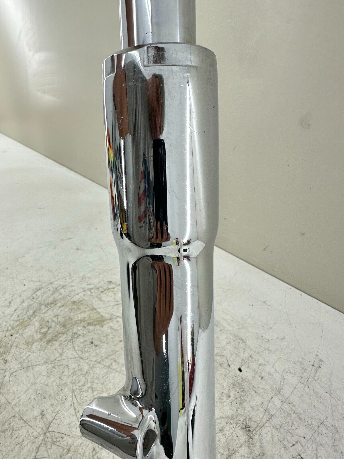 1999 HARLEY DAVIDSON SOFTAIL Front Fork Tube Left Side Chrome Lower 86-05
