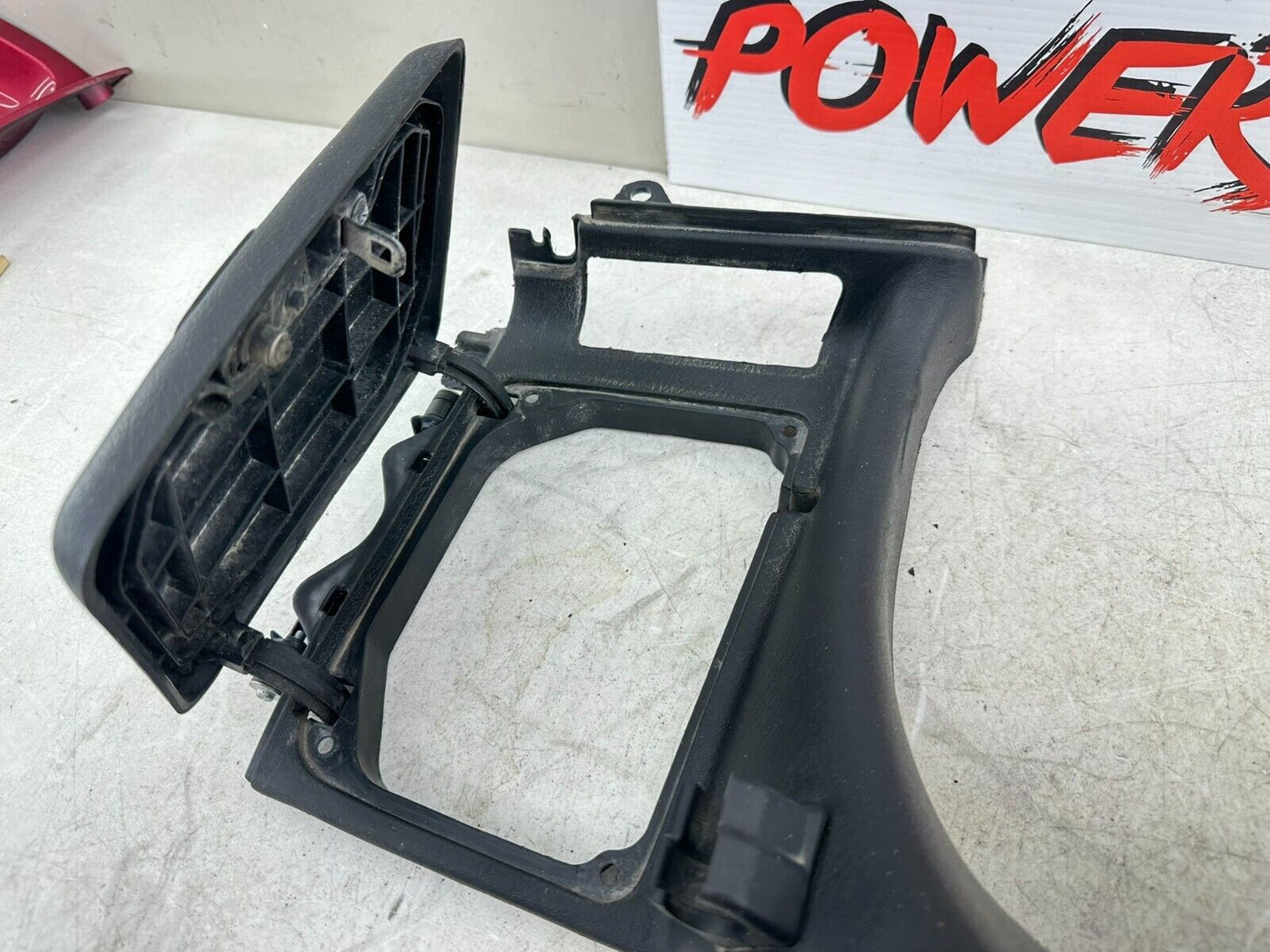 2004 Honda Goldwing GL1800 Black Upper Fairing Storage Pocket Radio Surround