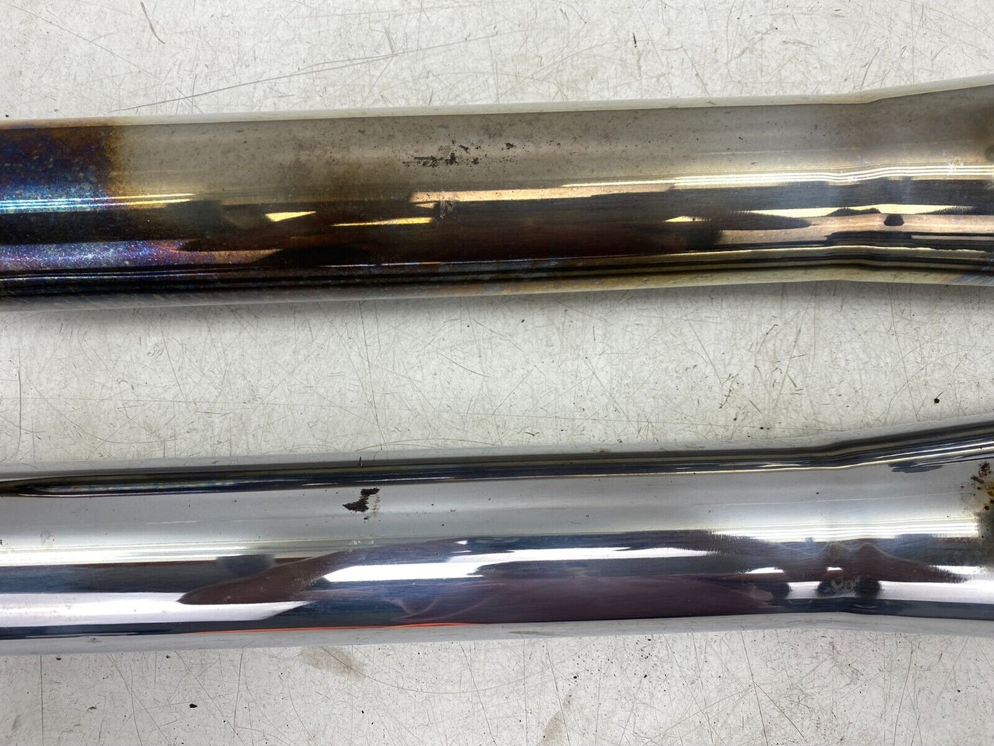 2000 HARLEY DAVIDSON FLH ROADKING EXHAUST SYSTEM SLIP ON MUFFLER SILENCER CHROME
