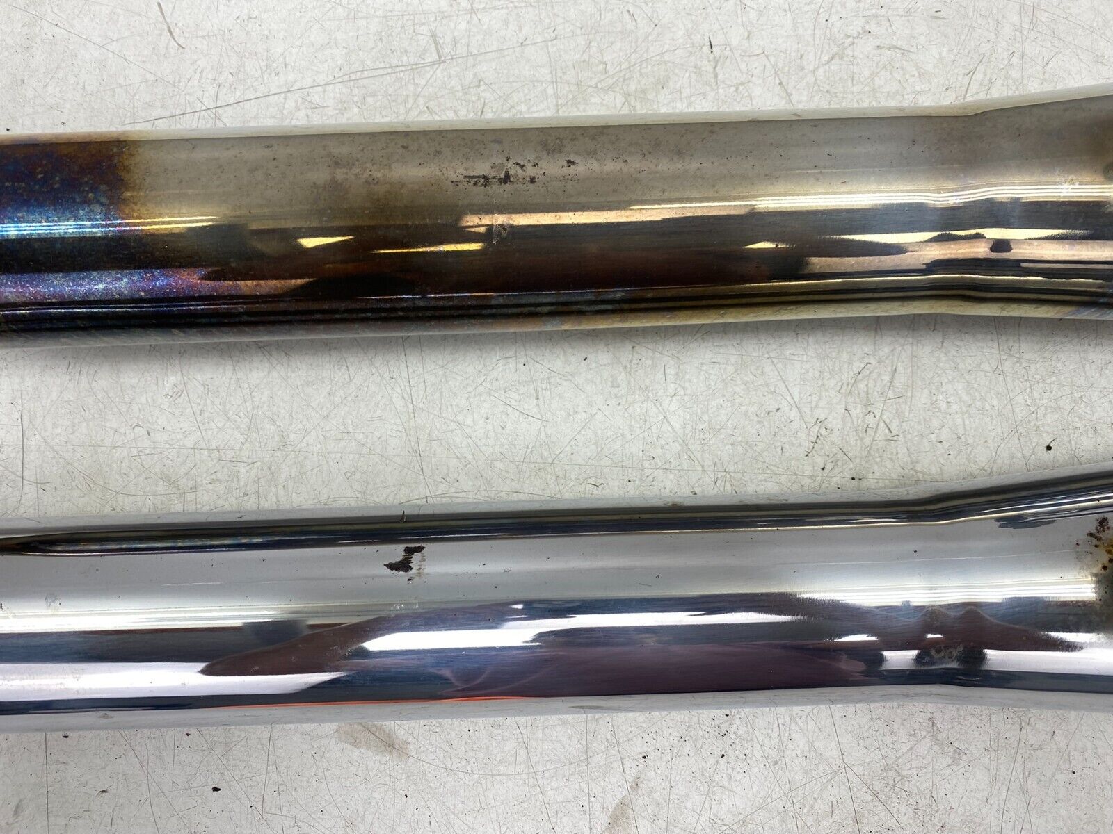 2000 HARLEY DAVIDSON FLH ROADKING EXHAUST SYSTEM SLIP ON MUFFLER SILENCER CHROME
