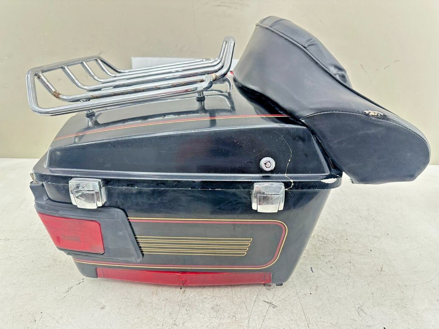 1999 HARLEY FLH ELECTRA GLIDE Black Trunk Tour Pack Top Box
