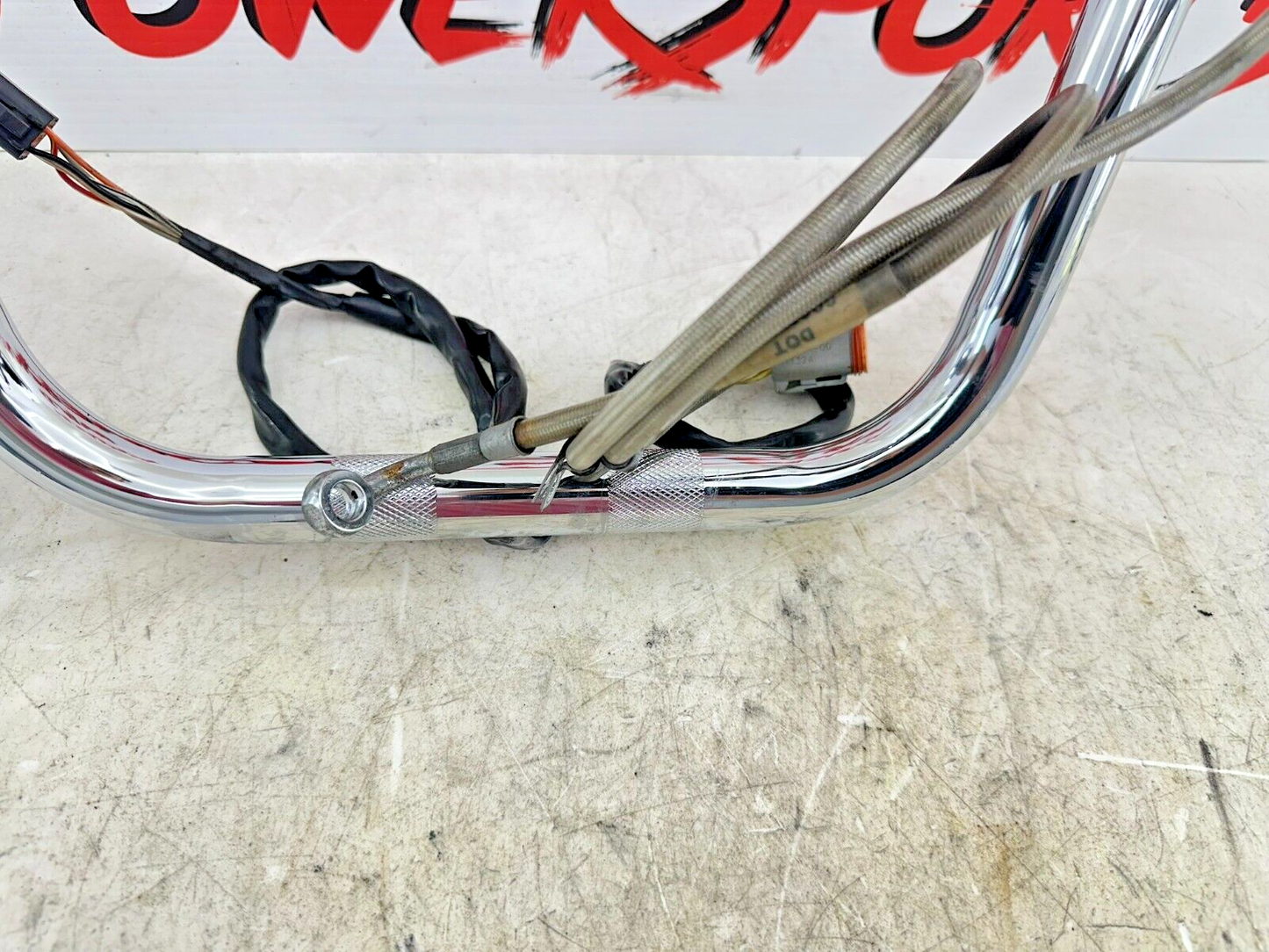 2002 HARLEY DYNA LOW RIDER Mini Apes Handlebars Hidden Wires Throttle + Clutch