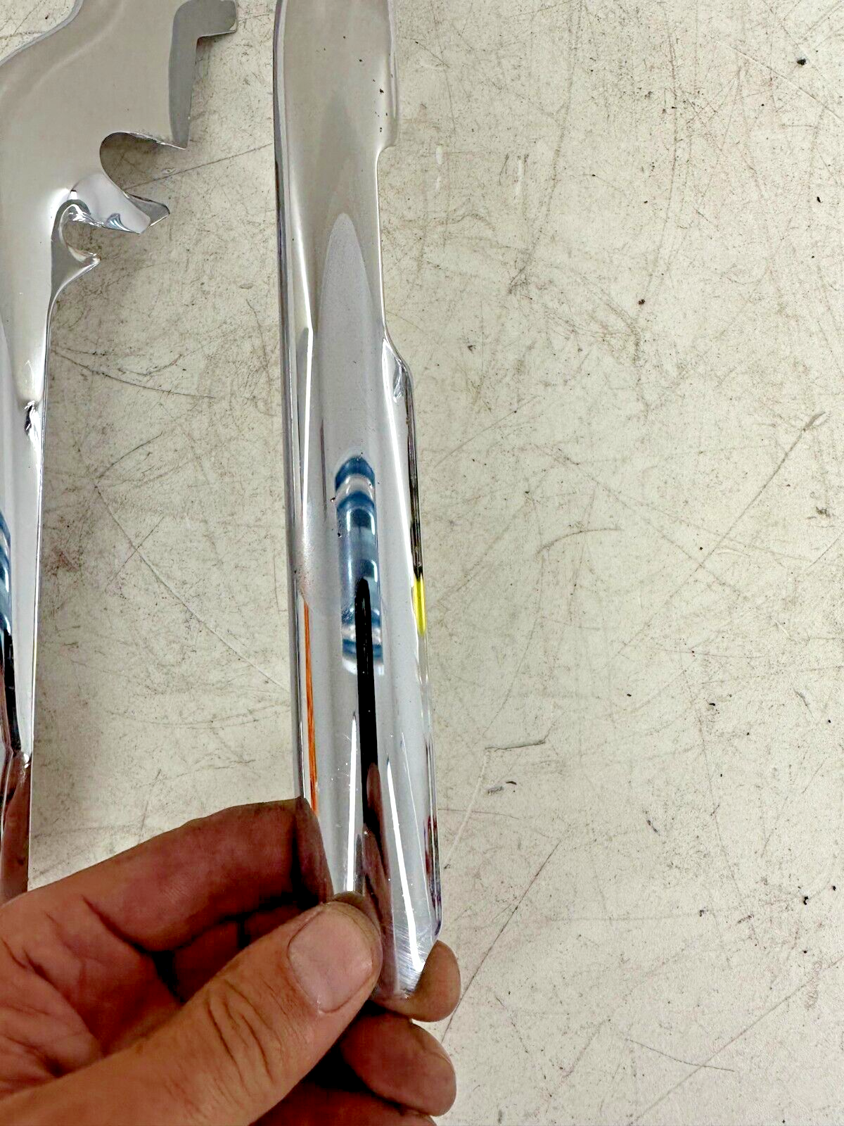 1996 HARLEY FLH ROADKING Touring Chrome Rear Frame Strut Arm Bar Covers