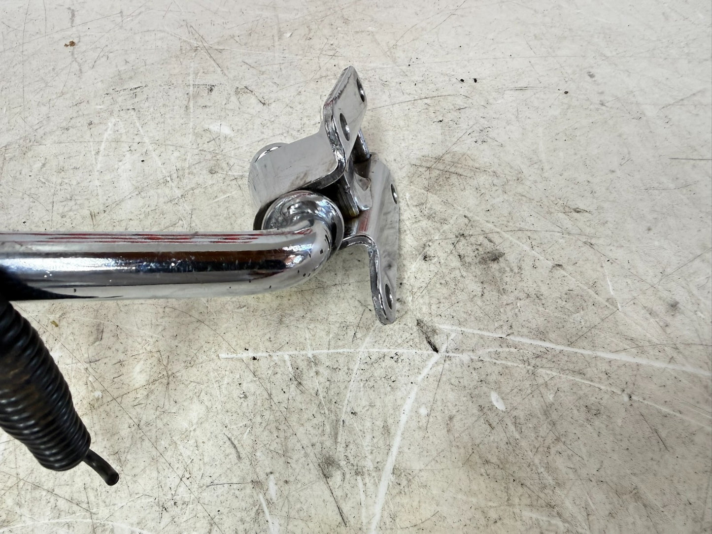 1995 HARLEY FLH ELECTRA GLIDE OEM Left Side Jiffy Kick Stand Chrome W/ Extension