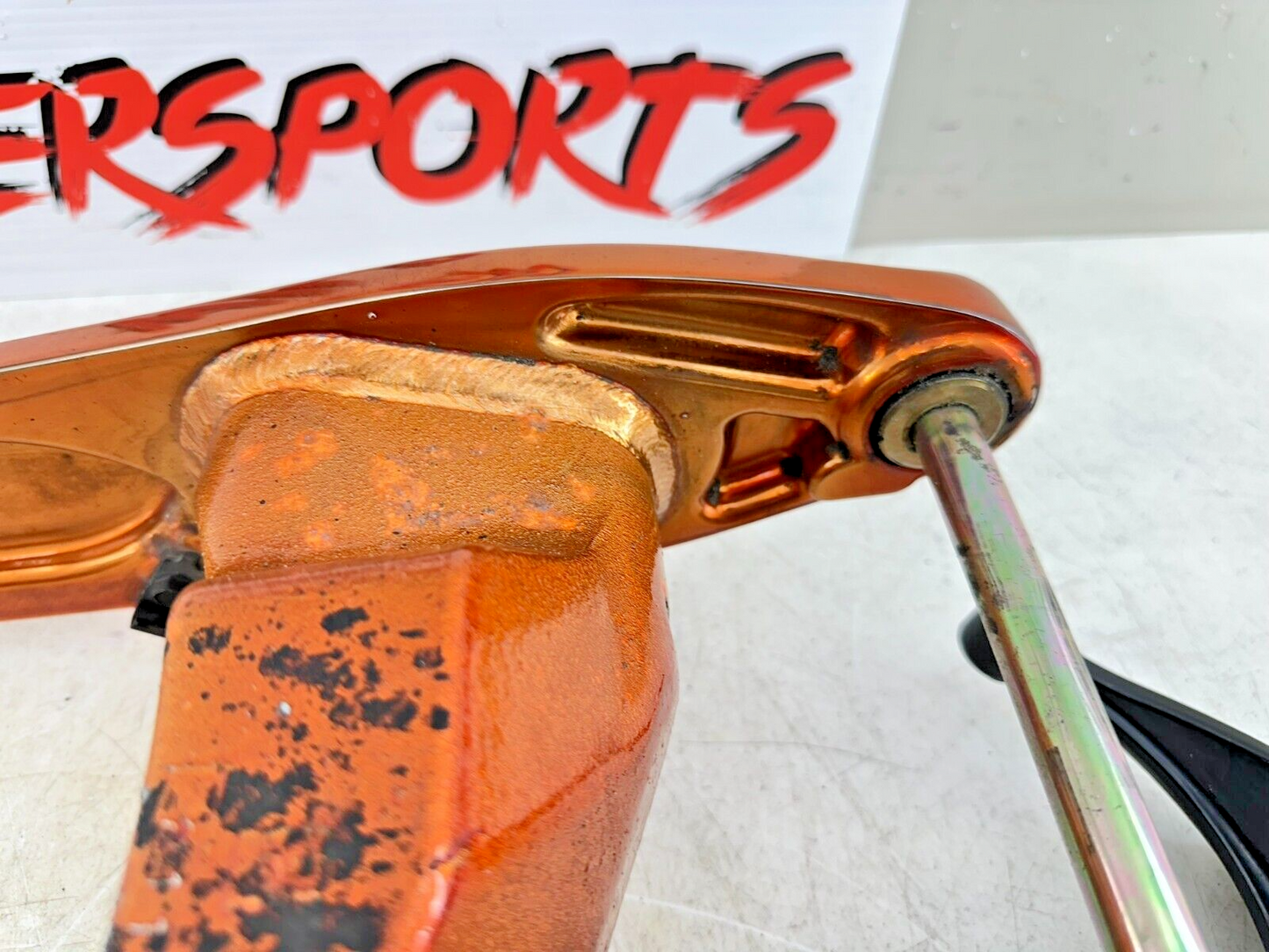 2006 Victory Kingpin Swingarm Fork + Shock Linkage Orange
