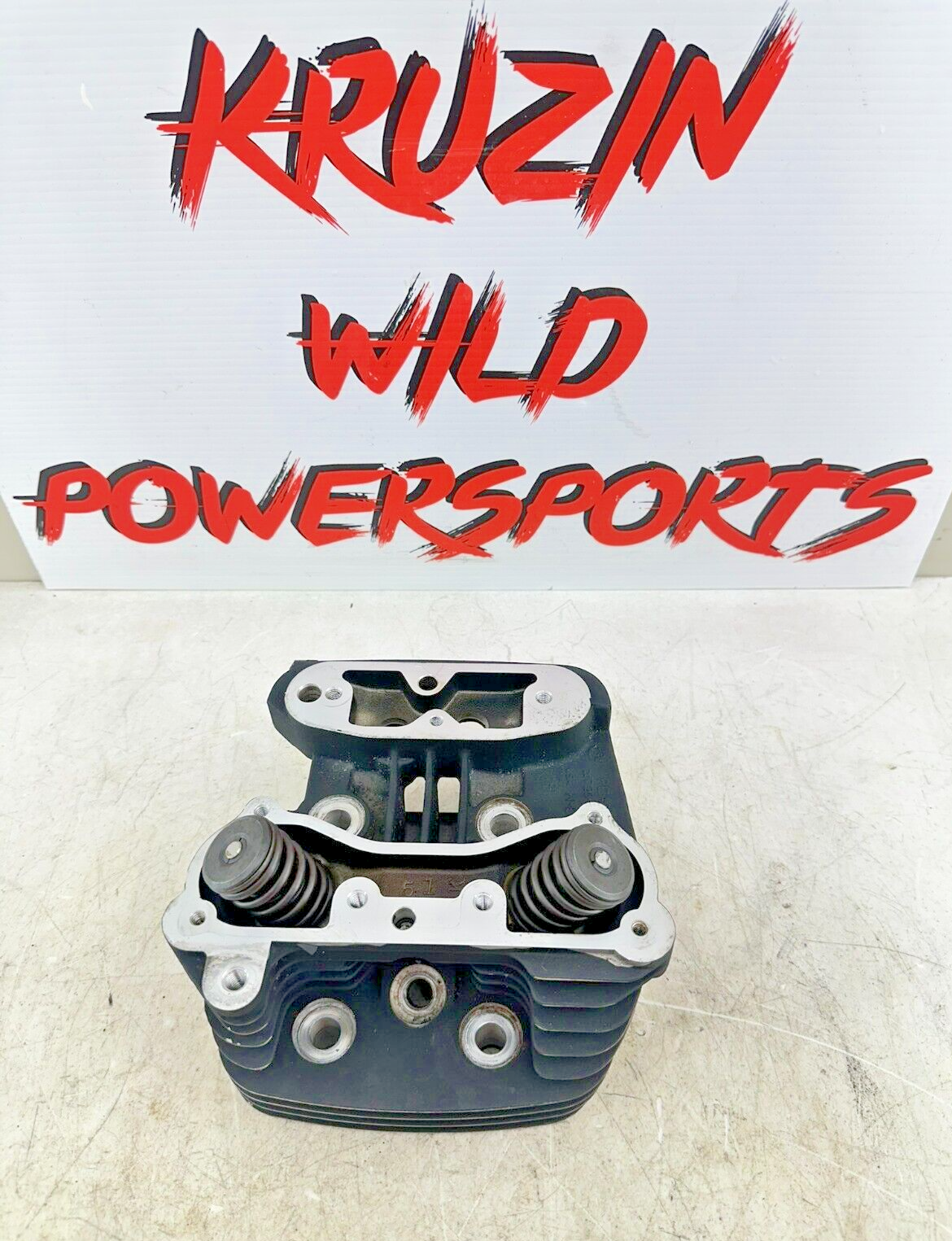 1995 HARLEY SOFTAIL EVO Engine Motor Rear Cylinder Head w/ Valves 16720-84C