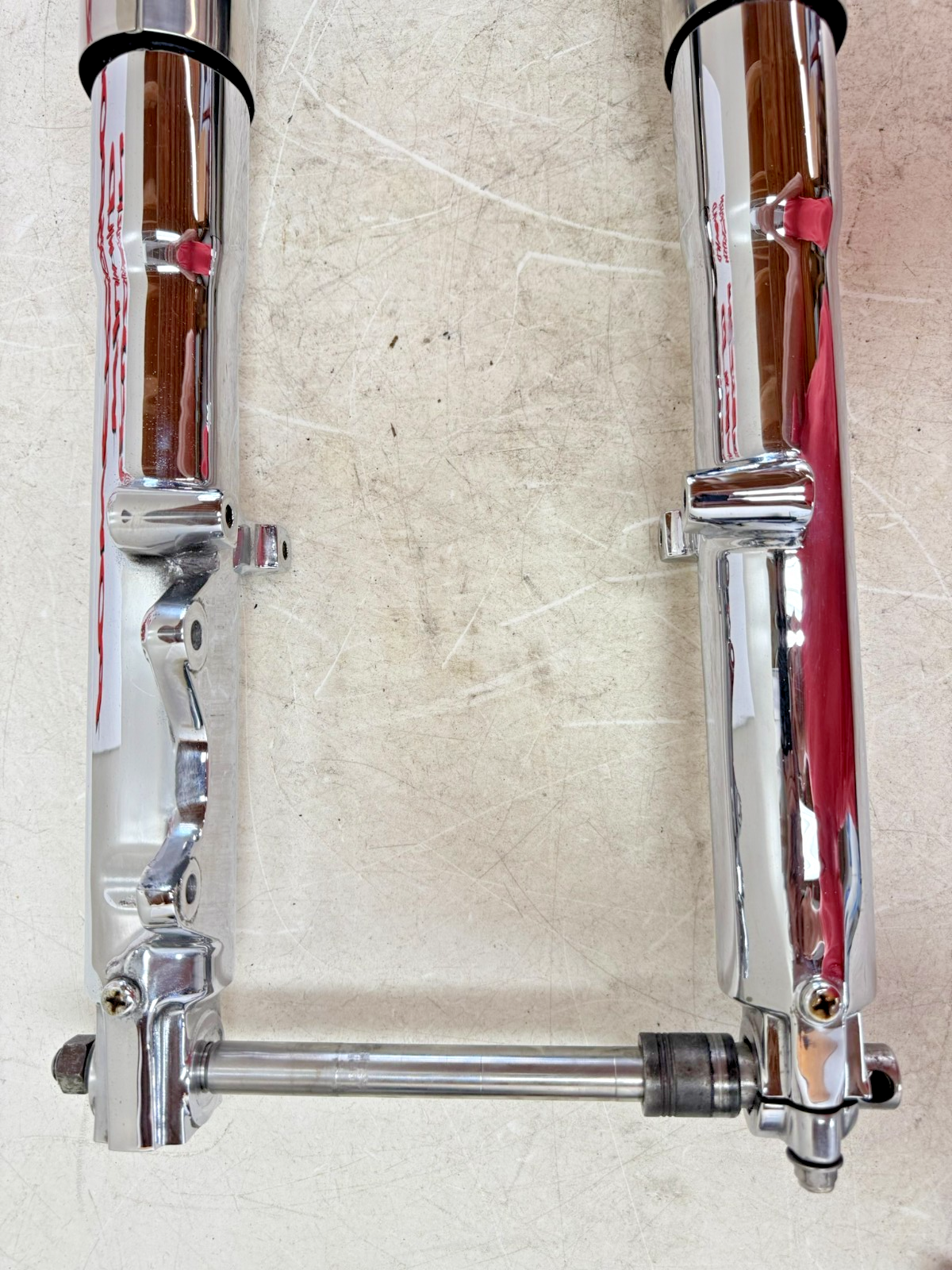 1997 HARLEY DAVIDSON SOFTAIL Chrome Front End Forks Triple Tree Lowers 41mm