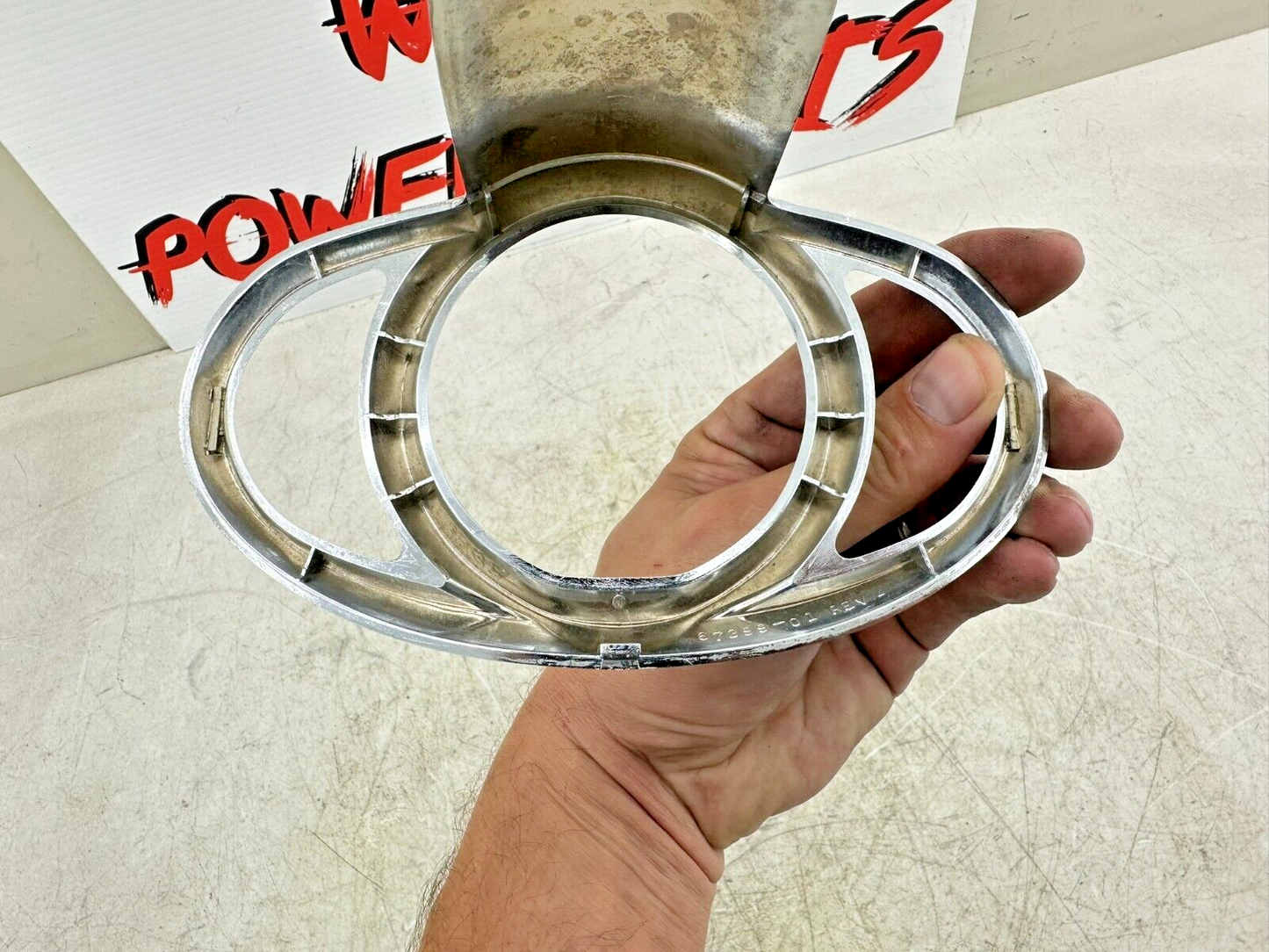 2003 Harley Davidson V Rod VRSCA Chrome Gauge Cluster Cover Bezel Speedo Meter