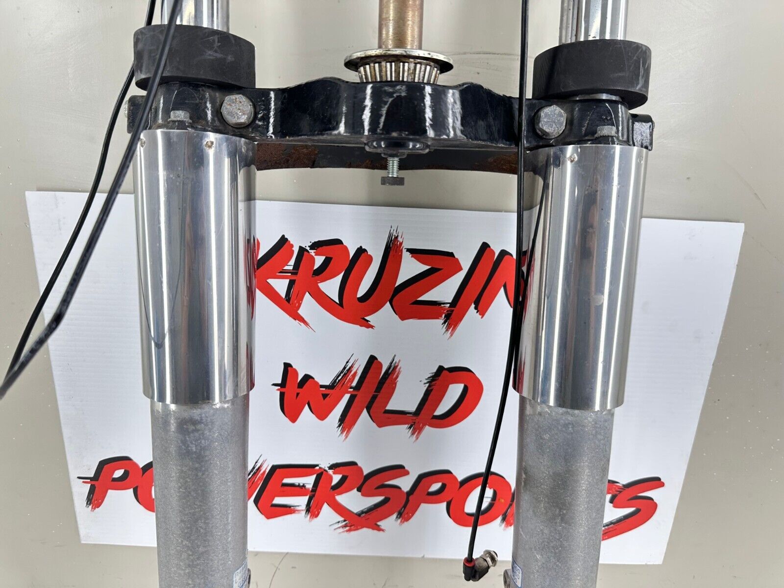 2000 HARLEY FLH ELECTRA GLIDE Air Ride Forks Triple Clamps