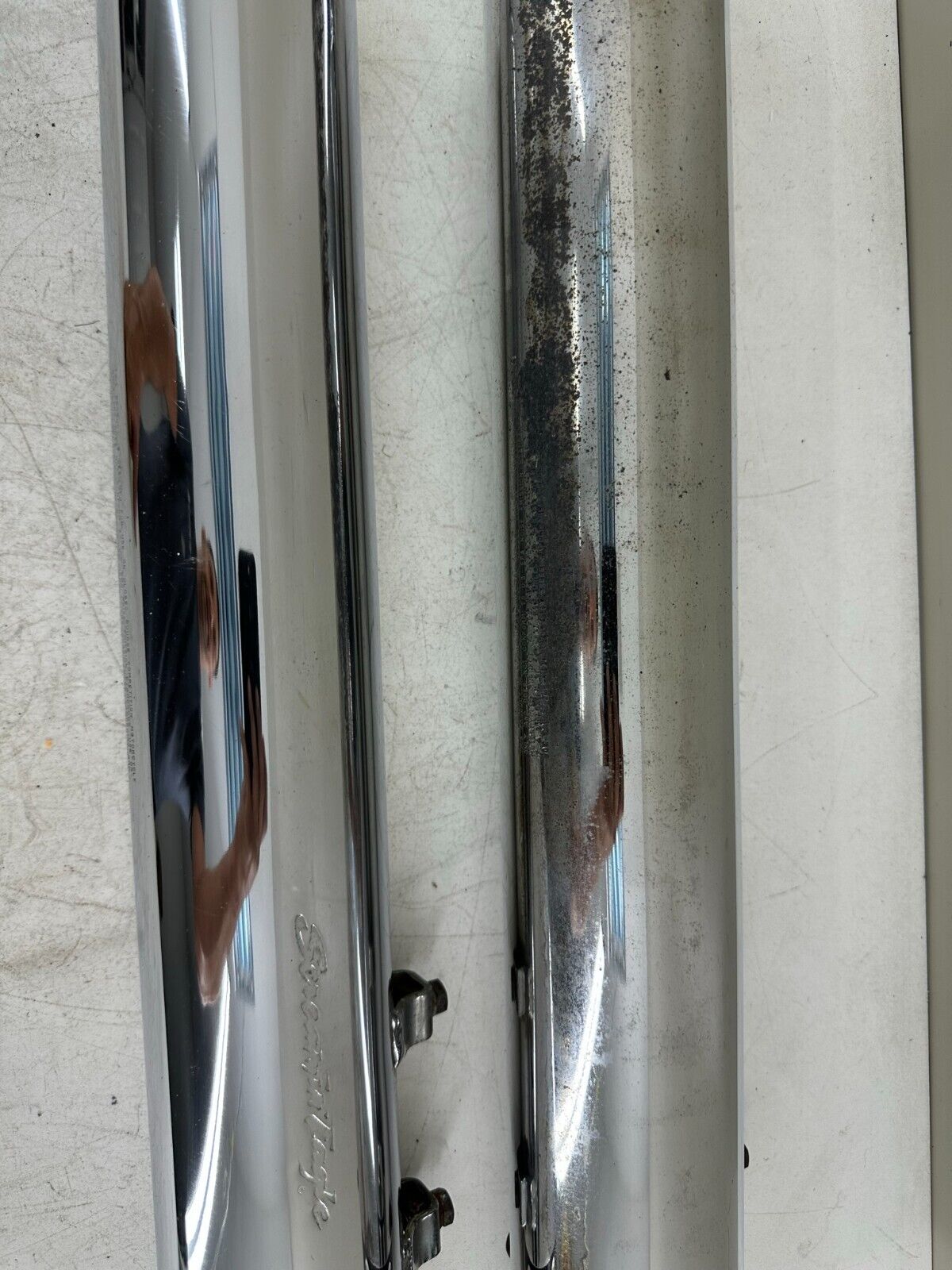 2003 HARLEY FLH ELECTRA GLIDE SCREAMIN EAGLE SLIP ON MUFFLERS RIGHT LEFT 3.5"