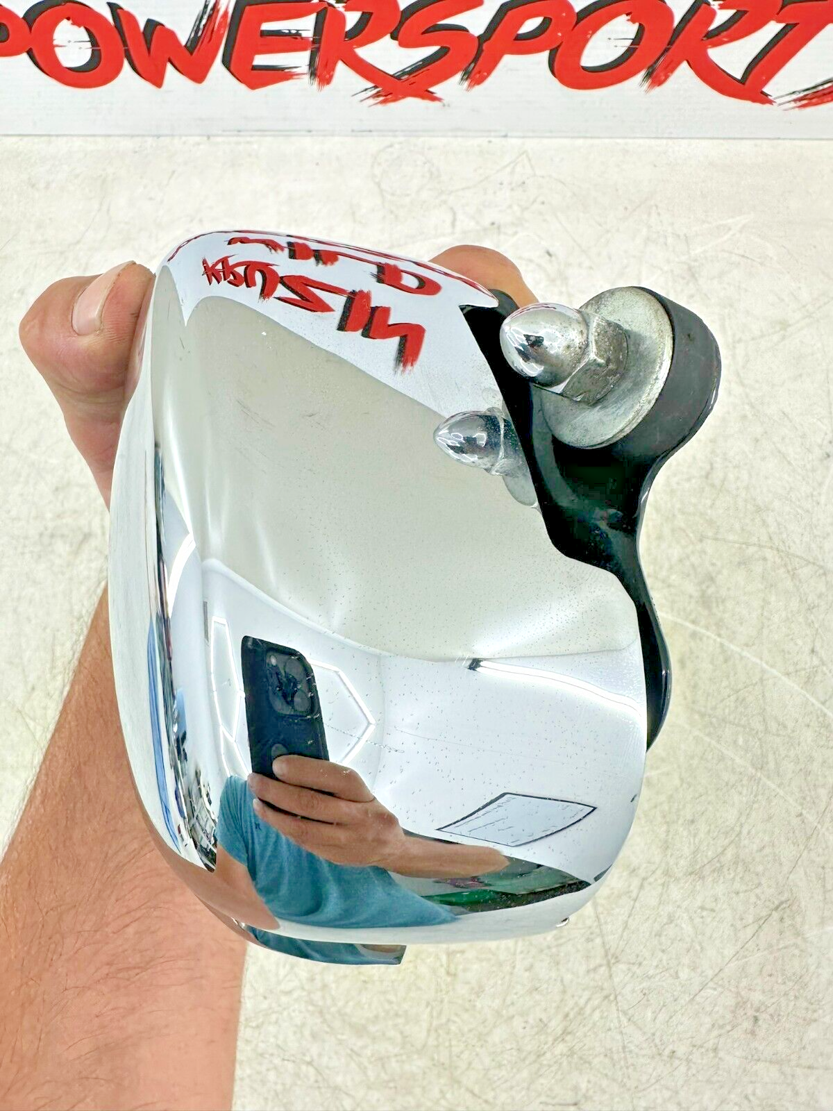 2003 Harley Davidson V Rod VRSCA Horn + Chrome Cover + Mounting Bracket