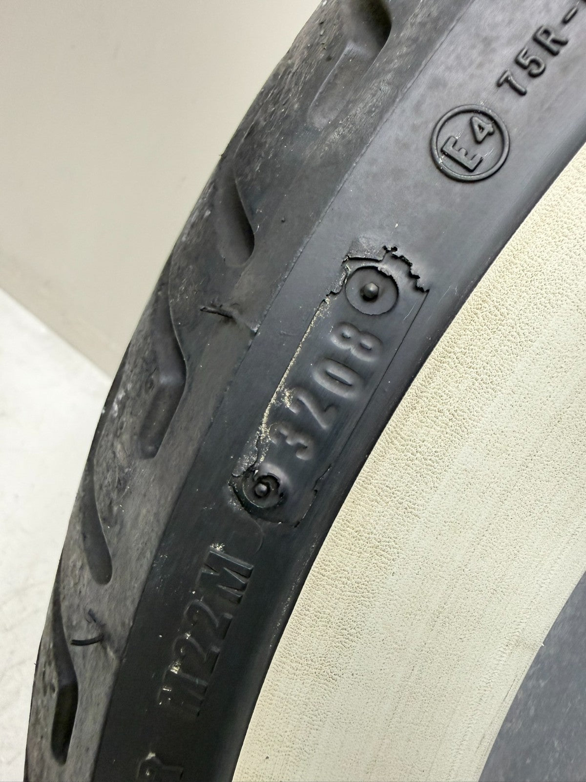 1995 HARLEY FLH ELECTRA GLIDE Gold 30th Anniversary Front Wheel Rim 9 Spoke Mag