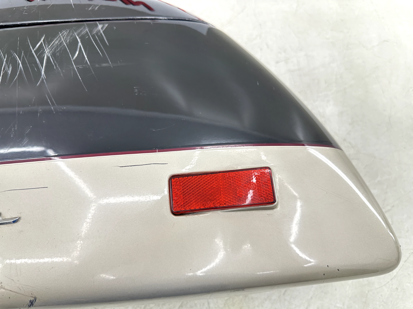 1999 HONDA VALKYRIE INTERSTATE Left Saddlebag W/ Rack + Lid No Cracks