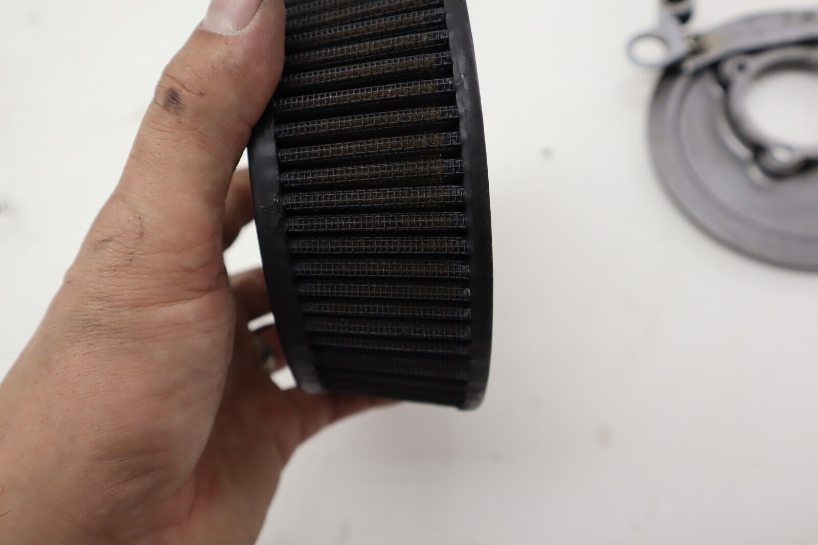2001 HARLEY DAVIDSON SOFTAIL Air Filter Housing Mounting Flange & Hardware