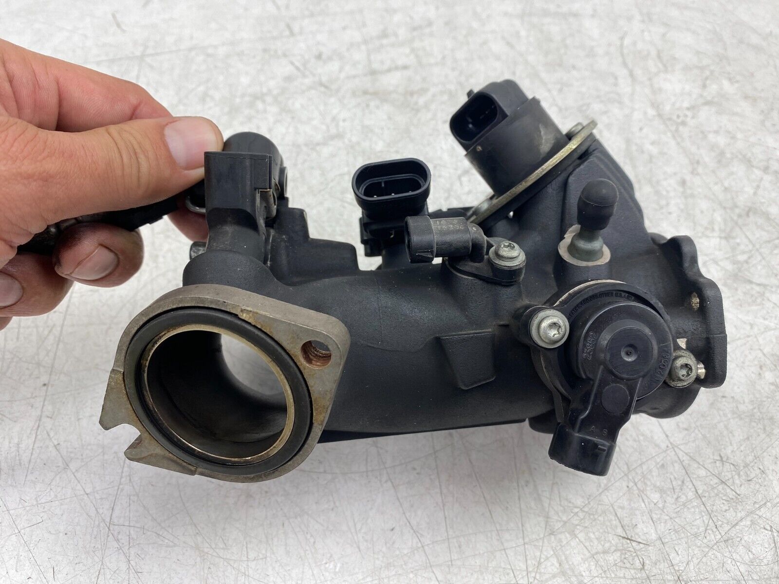 2007 Harley Davidson Dyna Throttle Body EFI Intake Manifold OEM HD Nice