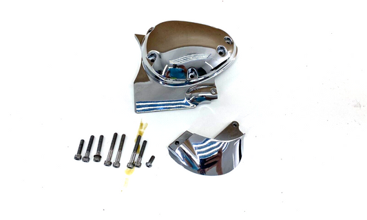 2005 YAMAHA ROYAL STAR 1300 XVZ1300CT Tour Deluxe Chrome Left Side Engine Cover