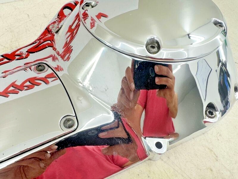 1999 HARLEY FLH ELECTRA GLIDE Chrome Outer Primary Clutch Cover Case Housing