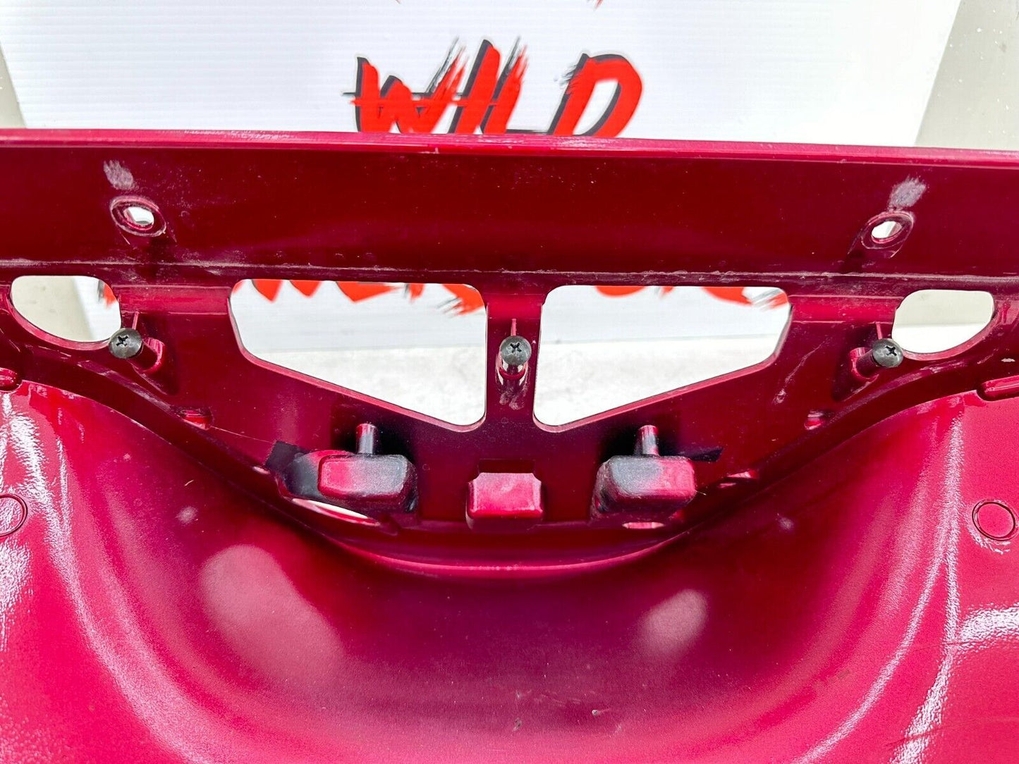 2004 Honda Goldwing GL1800 Rear Upper Top Trunk Lid Cover Fairing Red