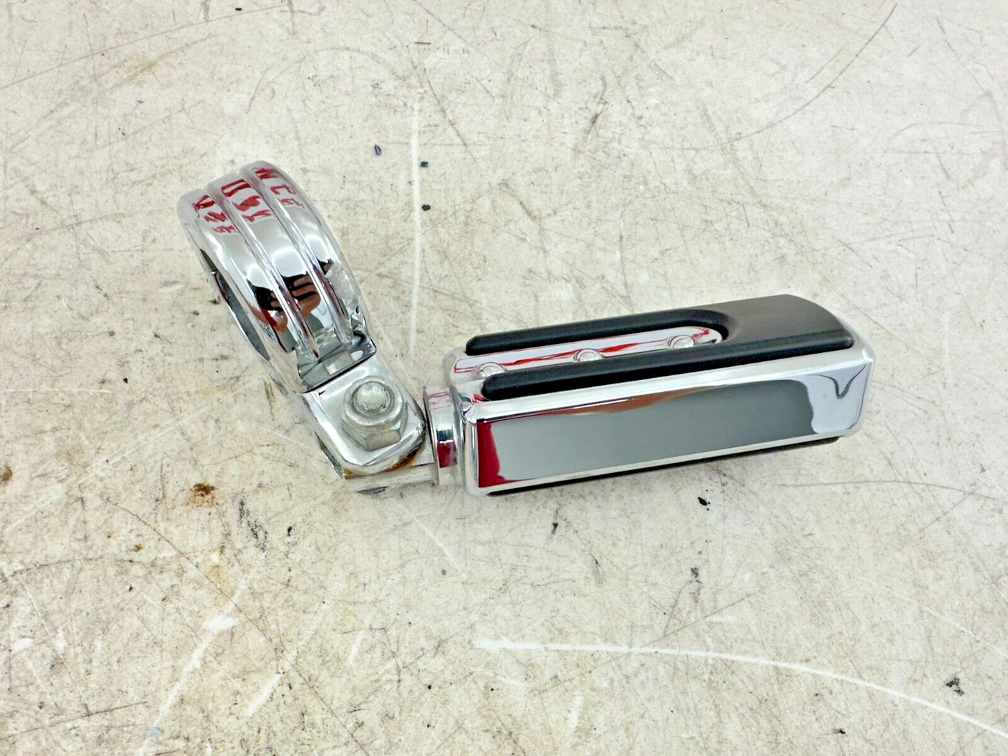 2007 Harley Electra Glide CVO Chrome Airflow Highway Crash Bar Pegs Foot Rest