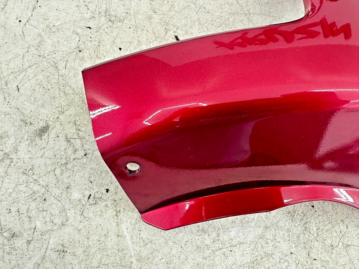 2004 Honda Goldwing GL1800 Red Front Fairing Cowl Lower Center Cover Plastic