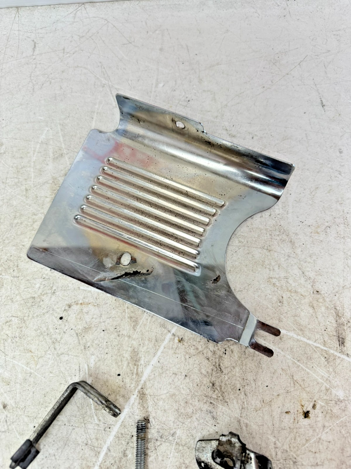 1997 HARLEY DAVIDSON SOFTAIL Chrome Transmission Oil Pump Cover