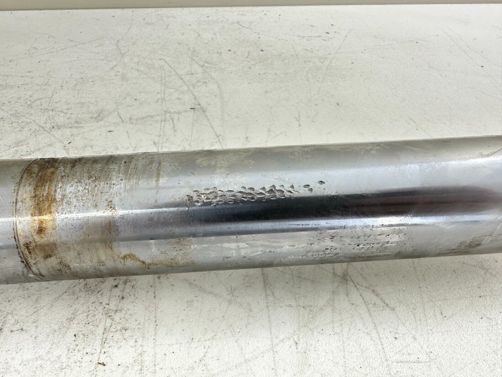 1999 HARLEY DAVIDSON SOFTAIL Front Fork Tube Chrome Lower ^Bent^ DAMAGED