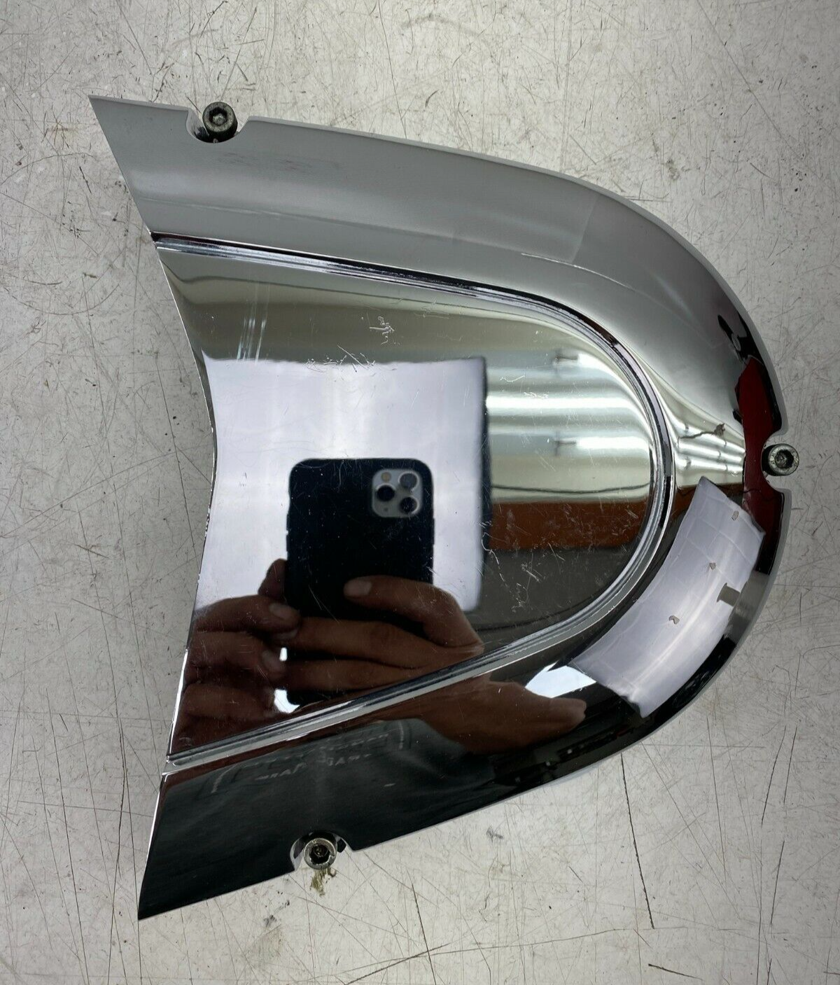2007 Victory Jackpot Vegas Hammer Judge Kingpin Chrome Engine Pulley Cover Guard