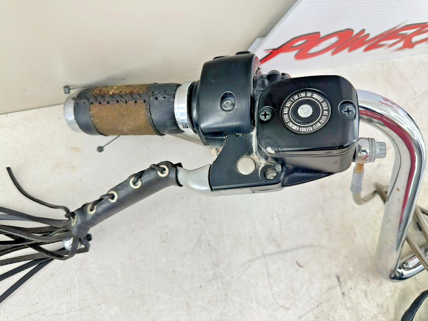 2002 HARLEY DYNA LOW RIDER Mini Apes Handlebars Hidden Wires Throttle + Clutch