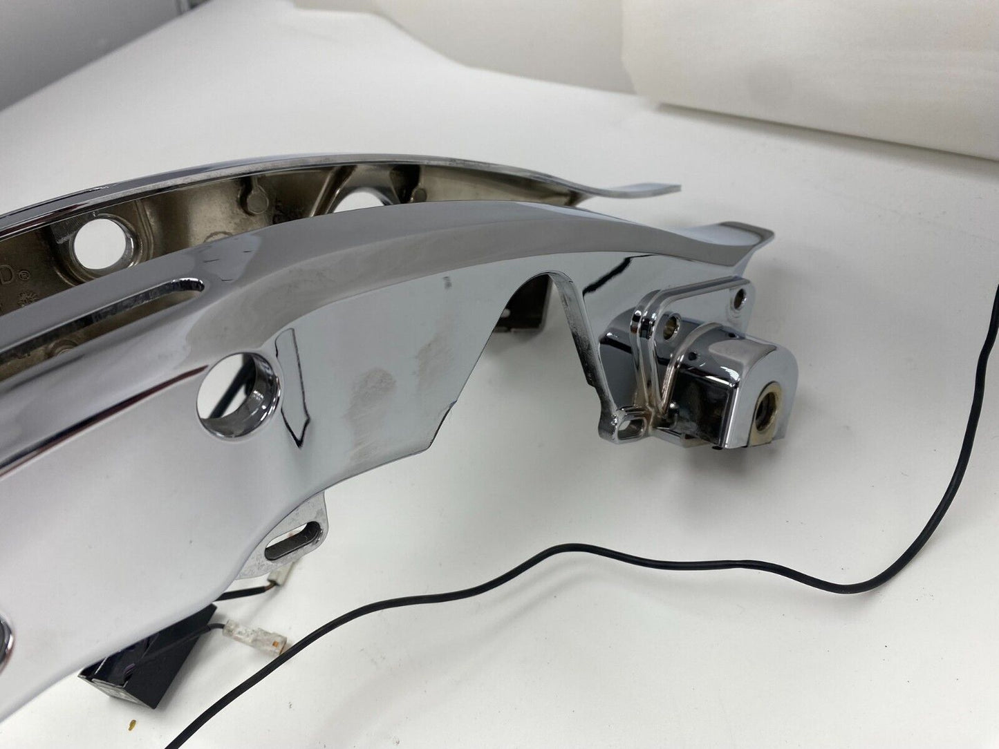 2014 Harley Electra Glide Chrome Rear Fender Strut w/ Custom Dynamics Lights
