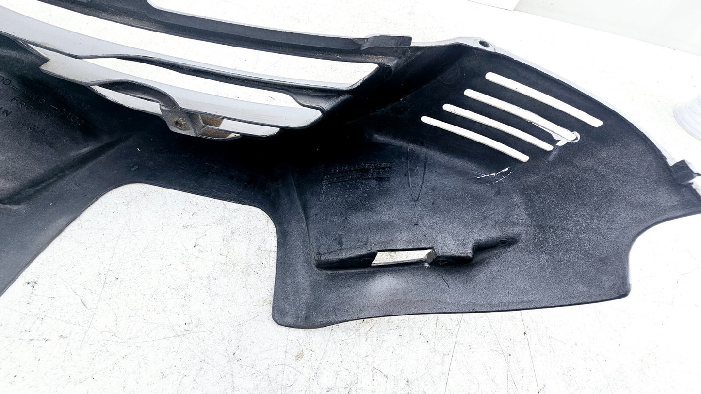 1993 HONDA GOLDWING GL1500 Silver Lower Chin Front Wheel Fairing Cowl Panel