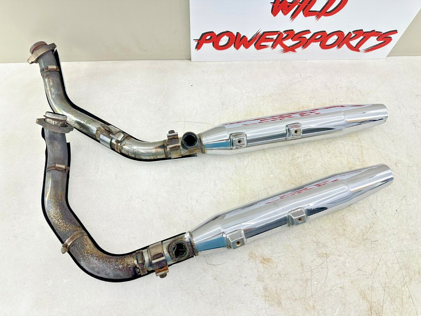 2004 UP HARLEY DAVIDSON SPORTSTER Exhaust System Header Pipes + Muffler