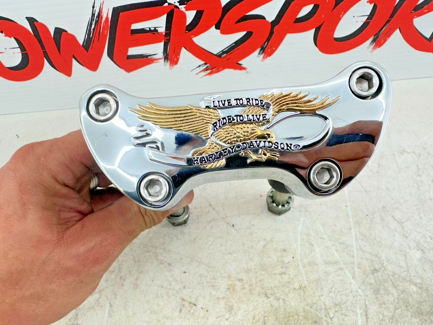 2002 HARLEY SOFTAIL Live To Ride Handlebar Clamp Riser