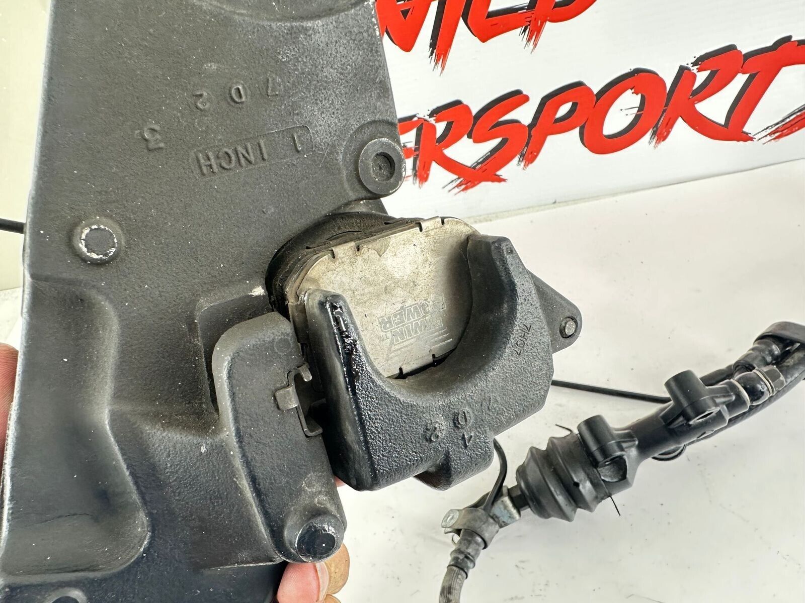2007 HARLEY SPORTSTER CUSTOM Rear Brake Caliper + Master Cylinder