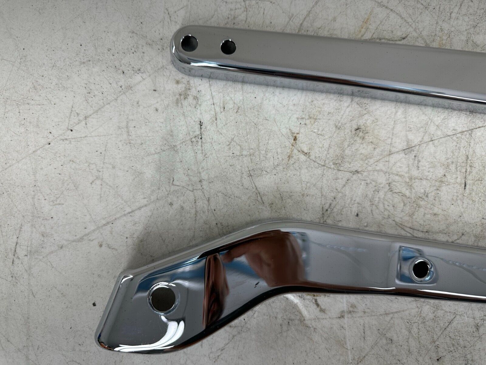 1999 HARLEY DAVIDSON DYNA CHROME RIGHT LEFT REAR FRAME STRUT ARM COVERS