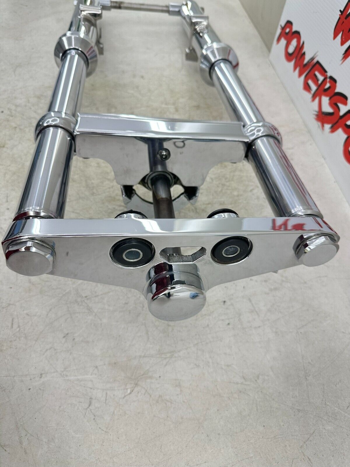 1999 HARLEY SOFTAIL Chrome Wide Glide Forks Triple Tree Clamp