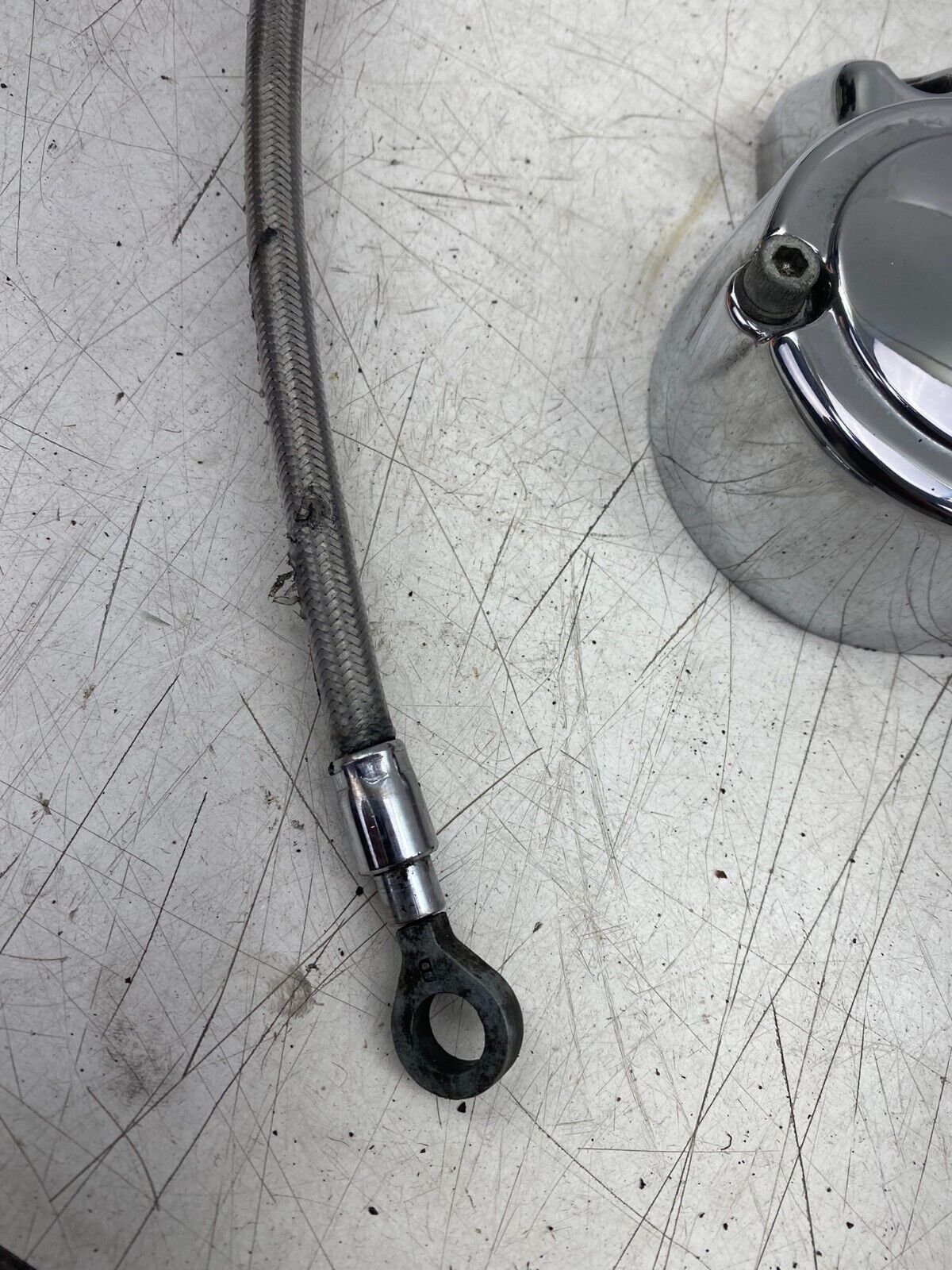 2000 HARLEY DAVIDSON FLH ROADKING TRANSMISSION GEARBOX CLUTCH CABLE COVER