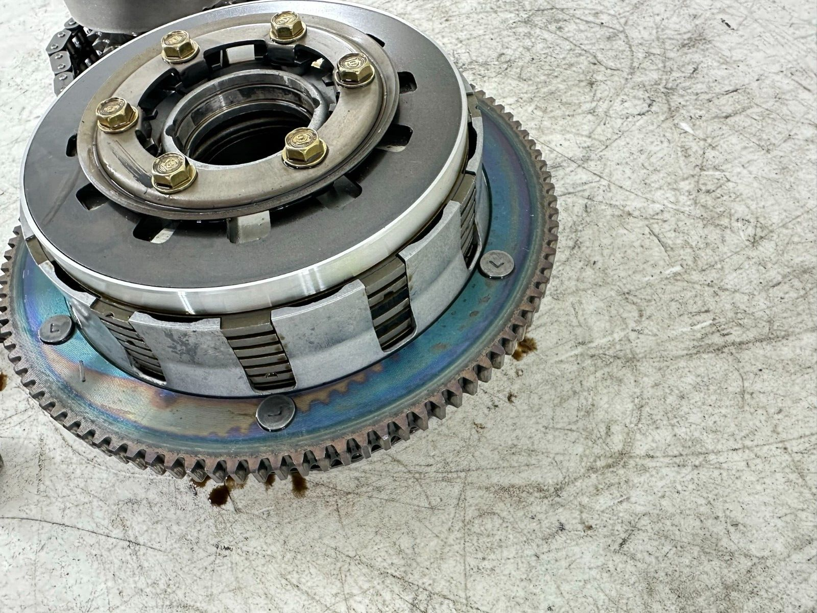 1999 HARLEY FLH ELECTRA GLIDE Primary Clutch Chain Gears OEM HD